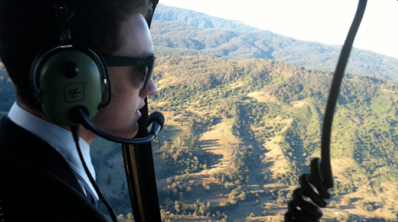 Helicopter Ride to Sarabah